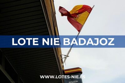 Lotes NIE Badajoz