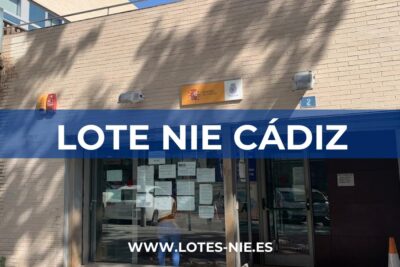 Lotes NIE Cádiz