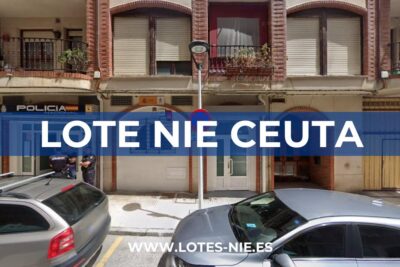 Lotes NIE Ceuta