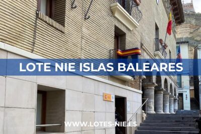 Lotes NIE Islas Baleares