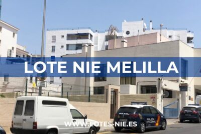 Lotes NIE Melilla