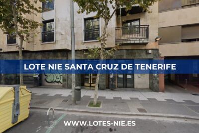 Lotes NIE Santa Cruz de Tenerife