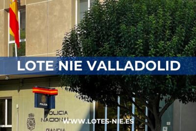 Lotes NIE Valladolid