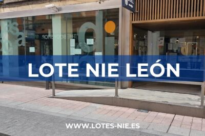 Lote NIE León en Calle de la Guardia Civil