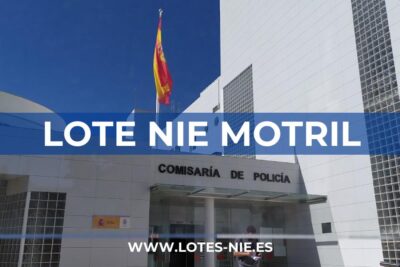 Lote NIE Motril en Redonda del Mediodía