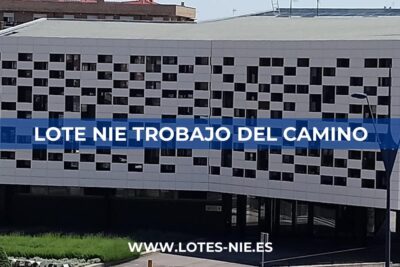 Lote NIE Trobajo del Camino en Glorieta Donantes de Sangre